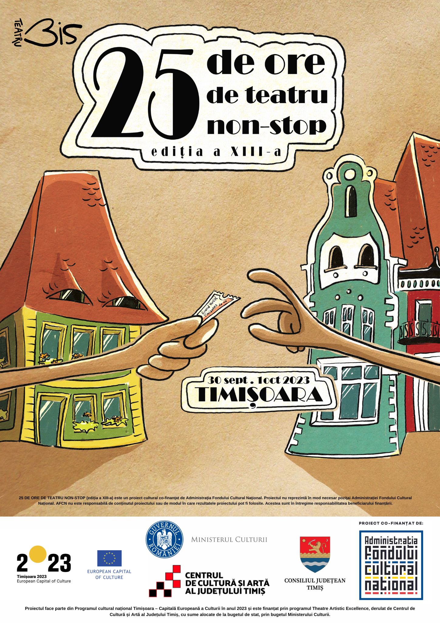,,25 DE ORE DE TEATRU NON-STOP'' Timișoara